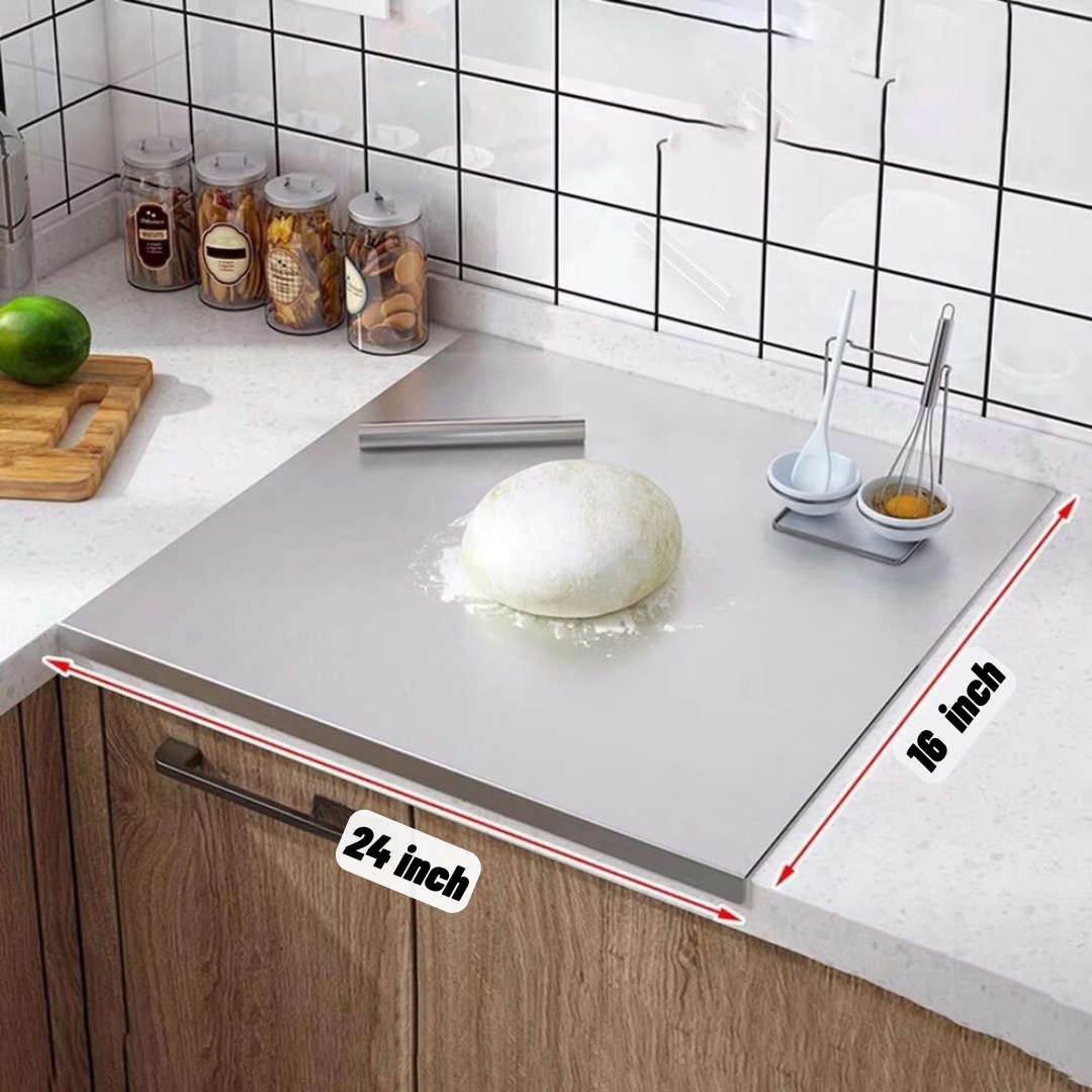 ( ১৬ইঞ্চি লম্বা ২৪ ইঞ্চি চওড়া ) Stainless Steel Cutting Board
